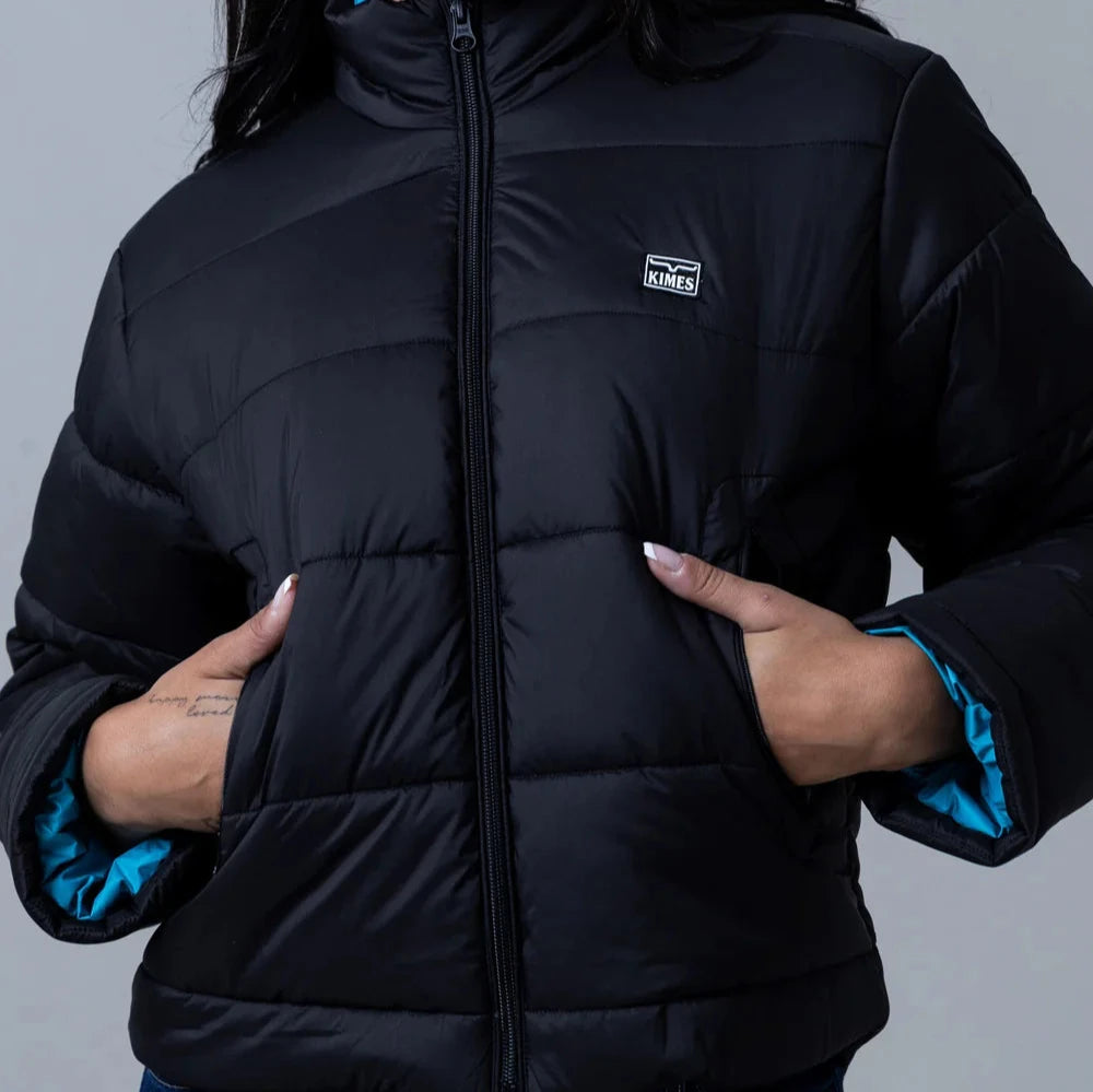 Kimes Ranch Women's Valencia Puffy Jacket in BlackHooded Jackets