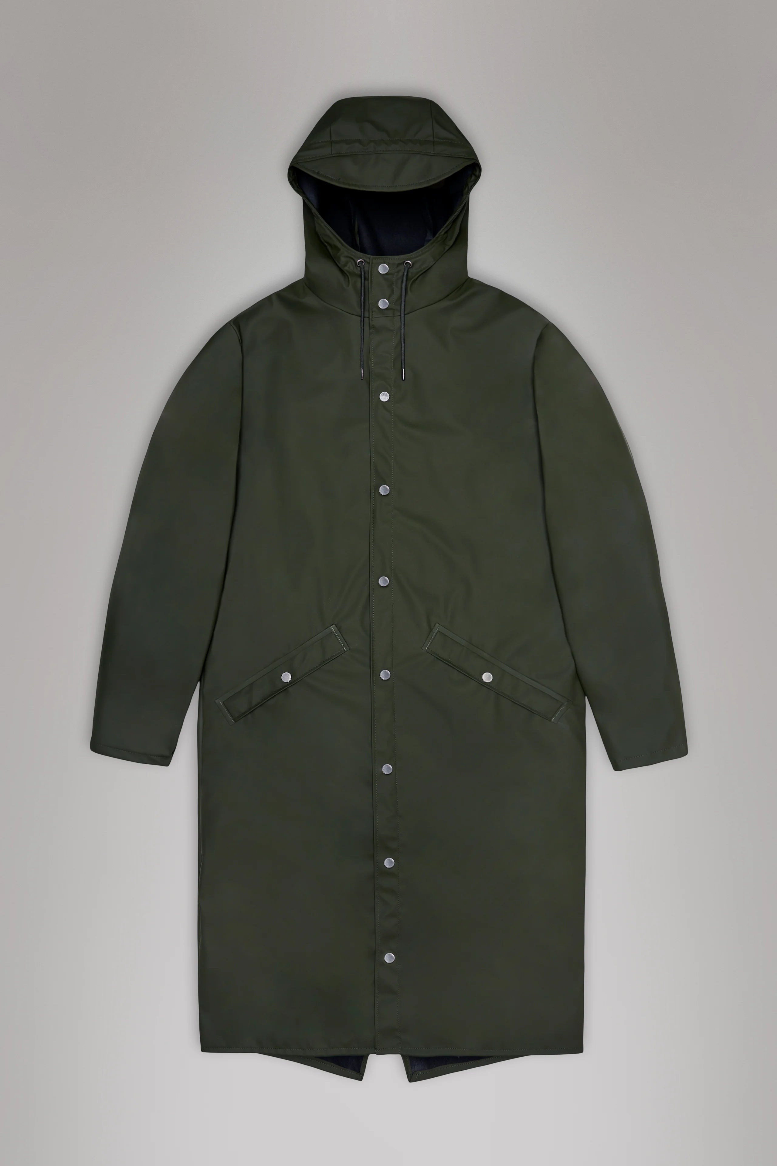 Longer Jacket in Green by RAINSPea Coats