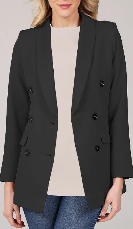 Lyla Long Light Comfy Jacket - BlackTasseled Jackets