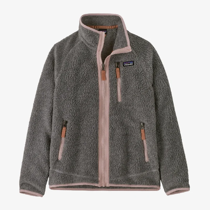 Patagonia Retro Pile Salt Gray Fleece JacketFormal Jackets