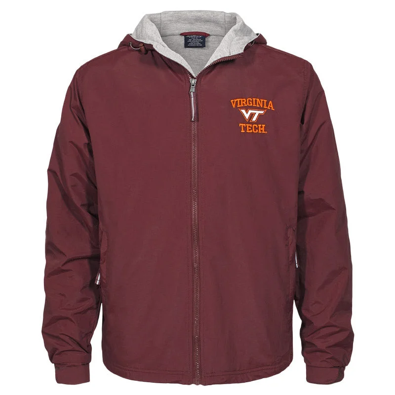 Virginia Tech Fleece-Lined Enterprise Jacket by Charles RiverAsymmetrical Jackets