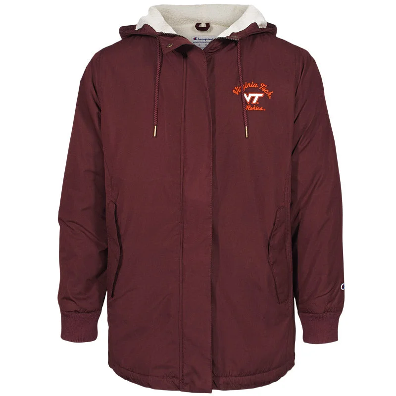 Virginia Tech Women's Sherpa Lined Stadium Jacket by ChampionBomber Jackets