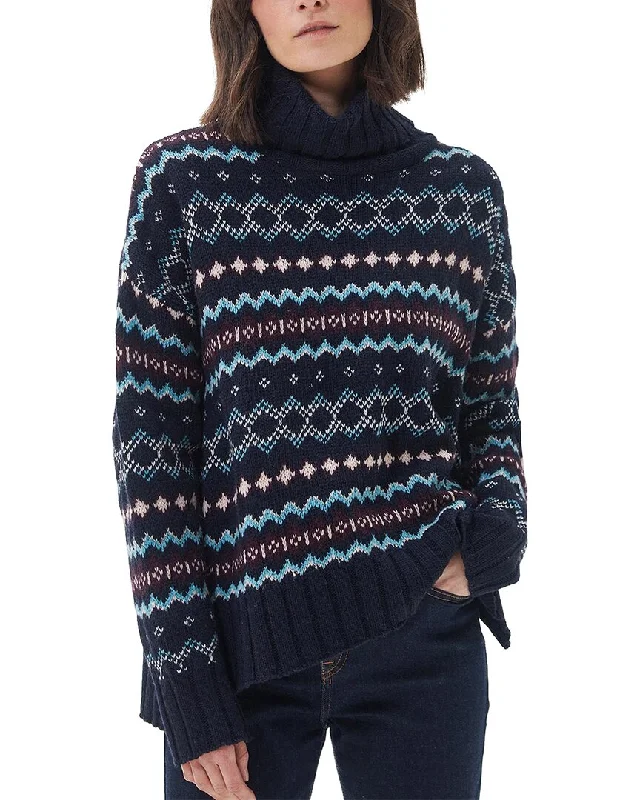 Asymmetrical Knit TopsBarbour Wool-Blend Sweater