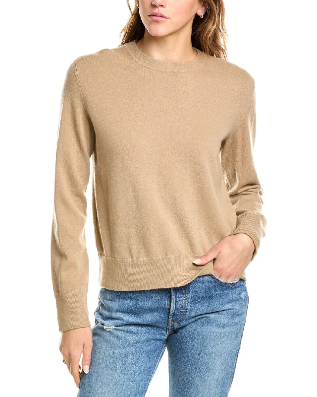 French Terry Knit TopsVince Wool & Cashmere-Blend Sweater