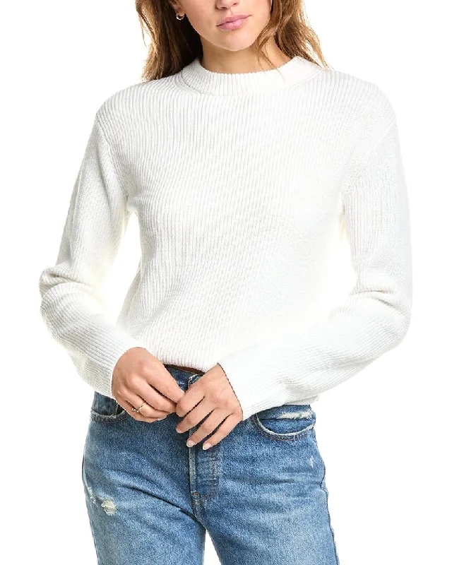 Recycled Fabric Knit TopsVince Rib Sweater