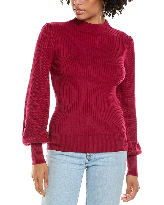 Longline Knit TopsTrina Turk Collins Sweater