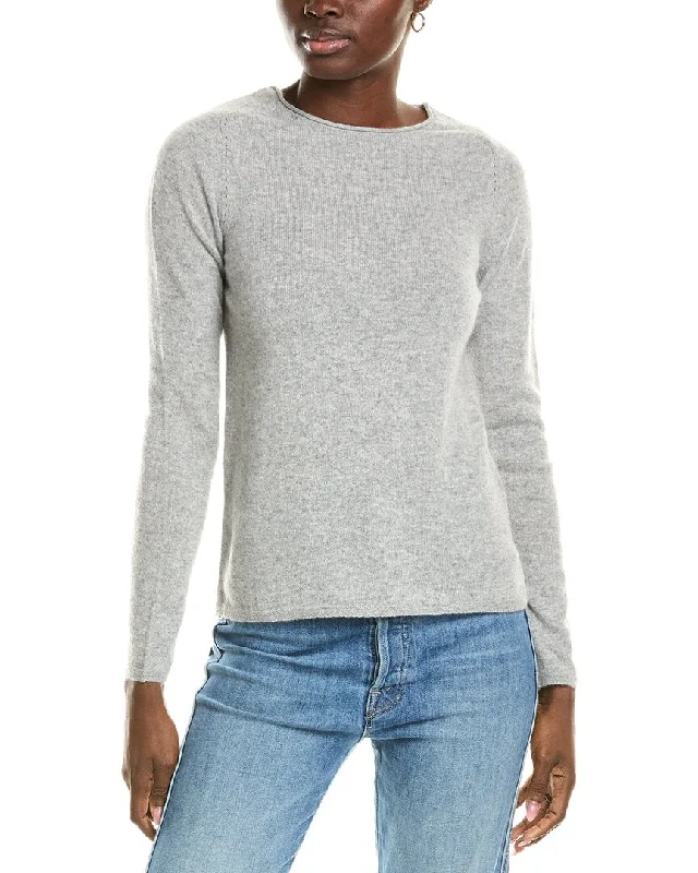 CrewneckfashionSofiacashmere Relaxed Crewneck Cashmere Sweater