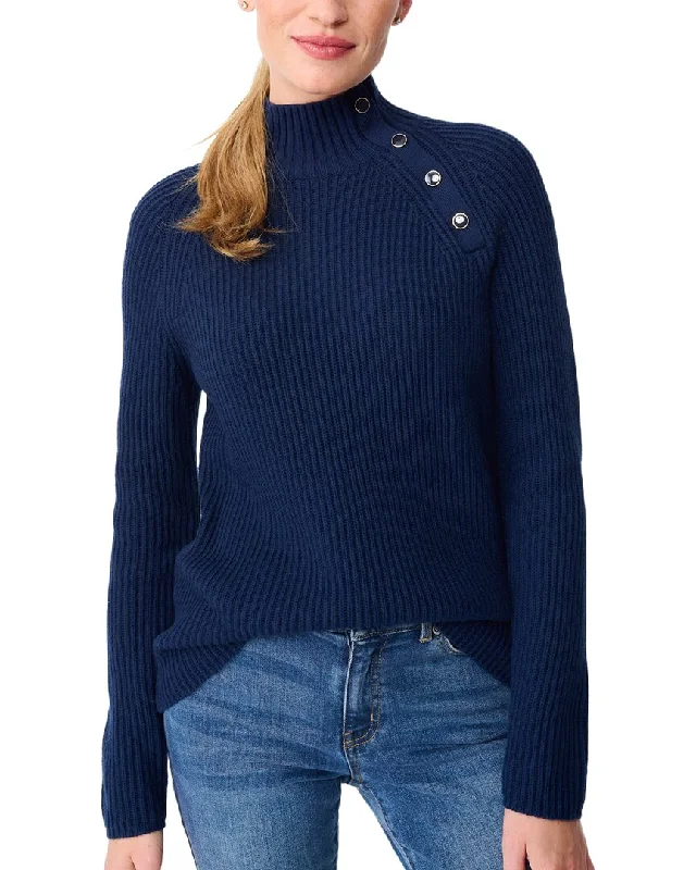 Ruffled Knit TopsJ.Mclaughlin Sevellia Wool & Cashmere-Blend Sweater