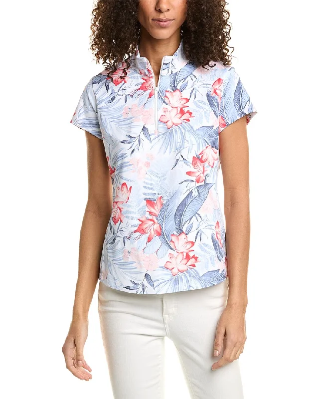 Cultural Knit TopsTommy Bahama Aubrey Delicate Flora Mock Top