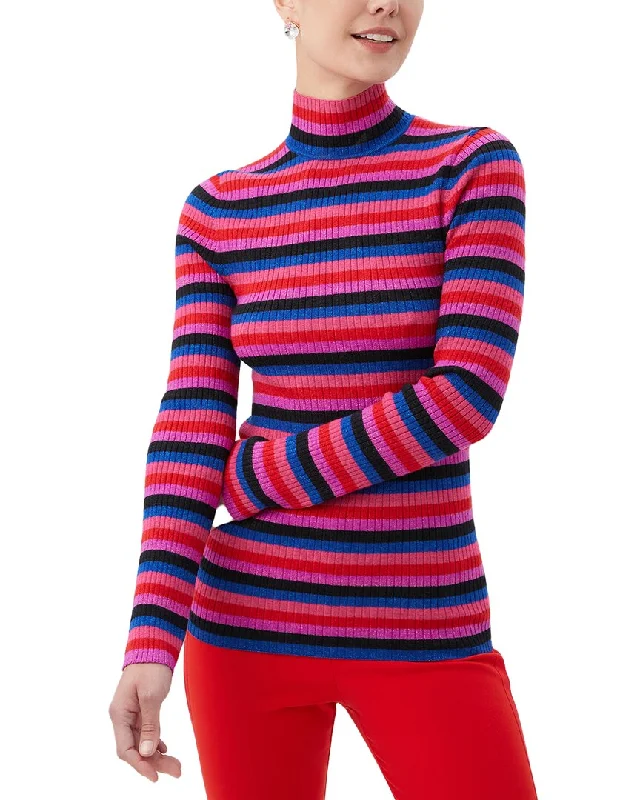 Thermal Knit TopsTrina Turk Hempstead Wool Sweater