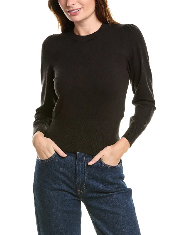 Bamboo Knit Tops7 For All Mankind Puff Sleeve Sweater