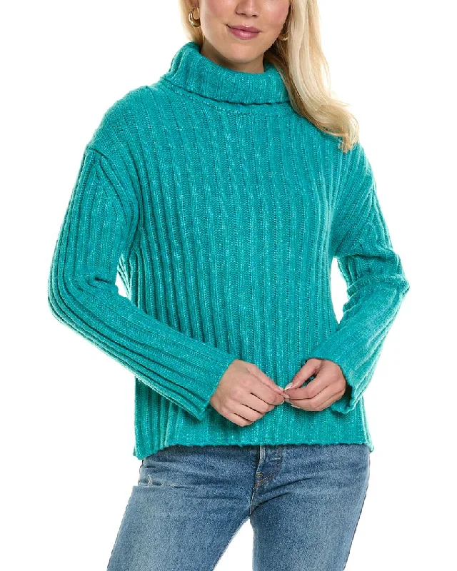 Joseph A. Ribbed Turtleneck Sweater