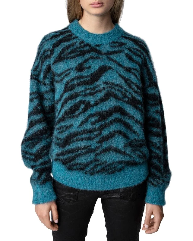 Camping Knit TopsZadig & Voltaire Mohair & Wool-Blend Sweater