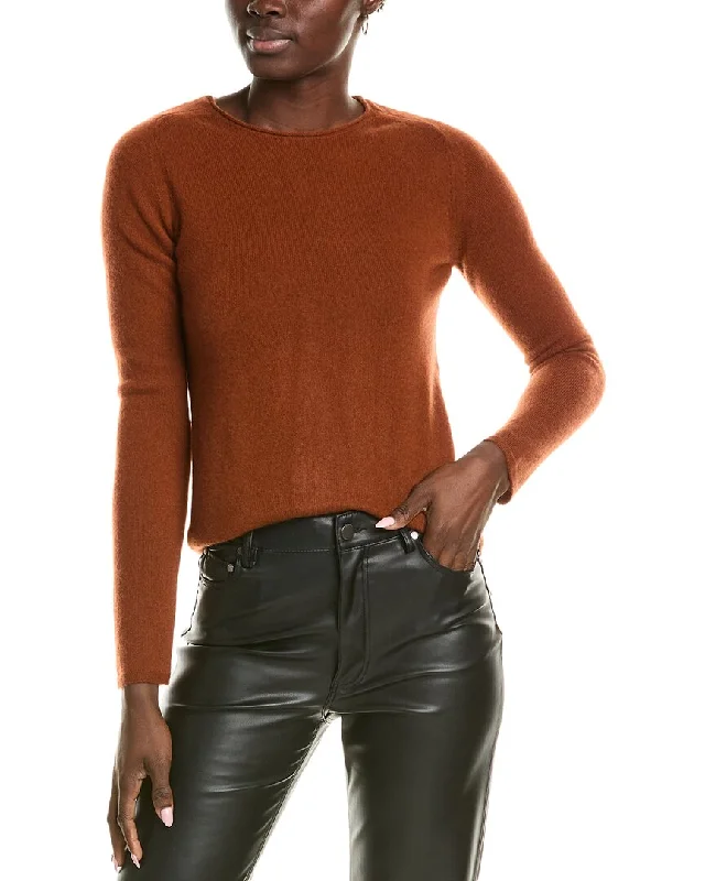 CrewneckcryptoSofiacashmere Relaxed Crewneck Cashmere Sweater