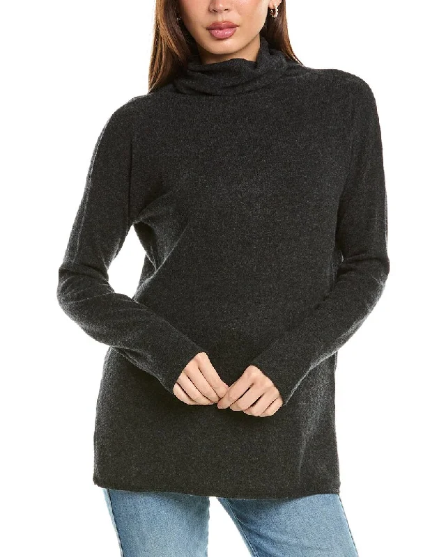 Vince Turtleneck Wool & Cashmere-Blend Sweater Tunic