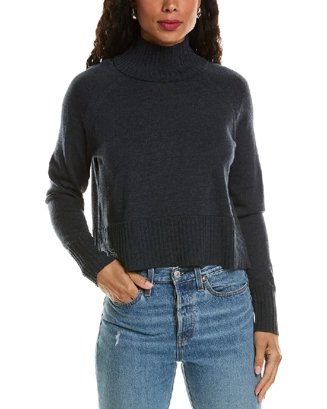 Eileen Fisher Turtleneck Wool Sweater