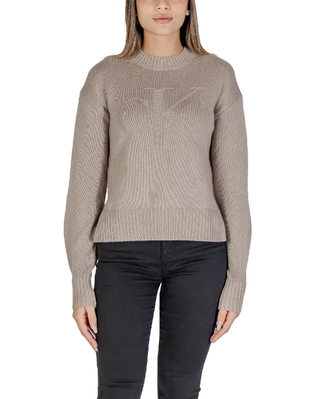 Calvin Klein Jeans Round Neck Long Sleeve Knitwear