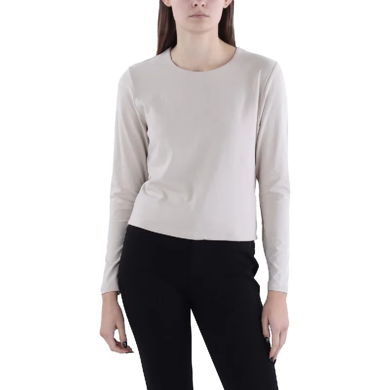 Womens Crewneck Long Sleeve T-Shirt