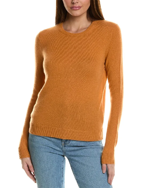 CrewneckknitTheory Crewneck Feather Cashmere Sweater