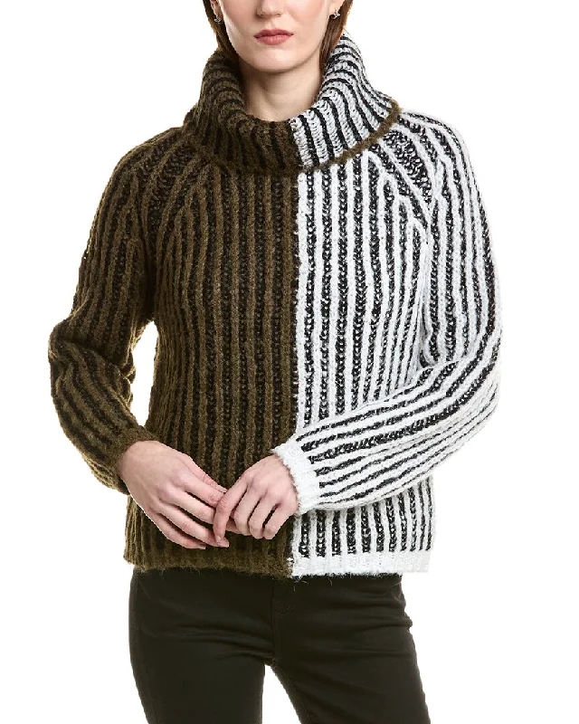 Love Token Aubrie Wool-Blend Turtleneck Sweater