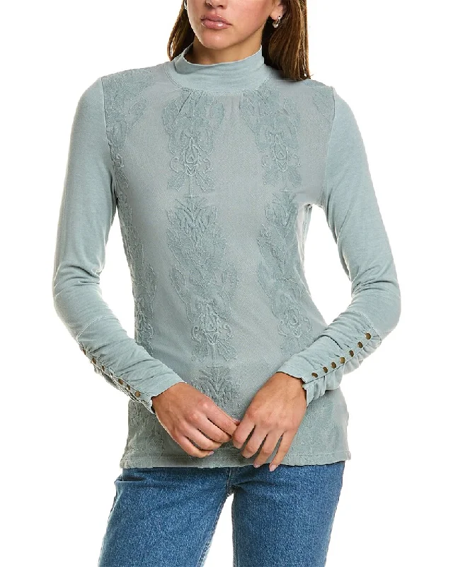 Xcvi Monroe Turtleneck Top