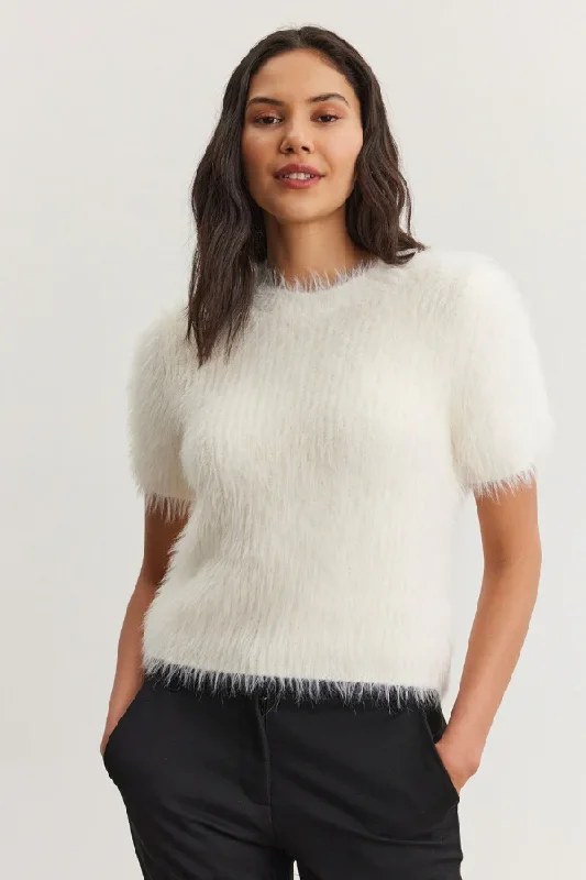 Plush Knit TopsEILA06m Velvet Knit Top