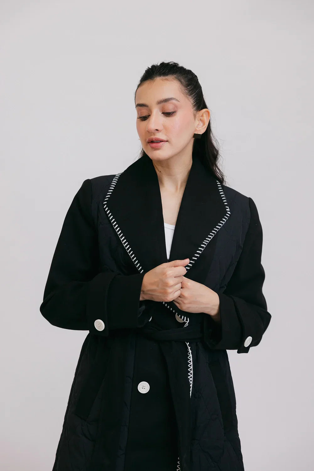 Fall Knit TopsFull Sleeves Long Coat