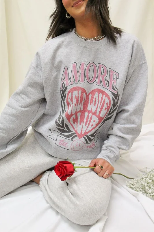 CrewneckclassicSelf Love Club Crewneck