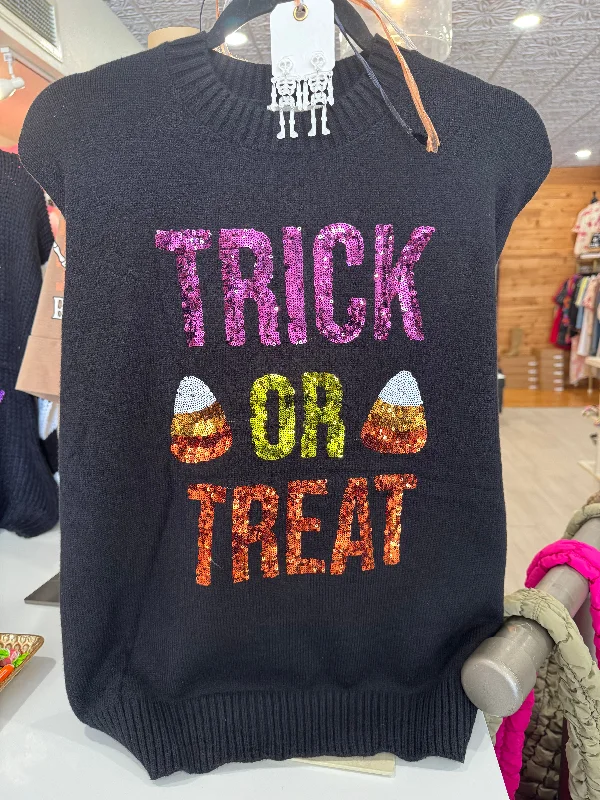 Casual Knit TopsTrick Or Treat Sweater