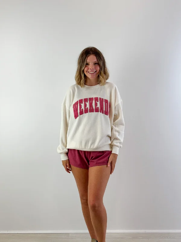 Skateboard Knit TopsBe Good To Me Weekends Sweatshirt