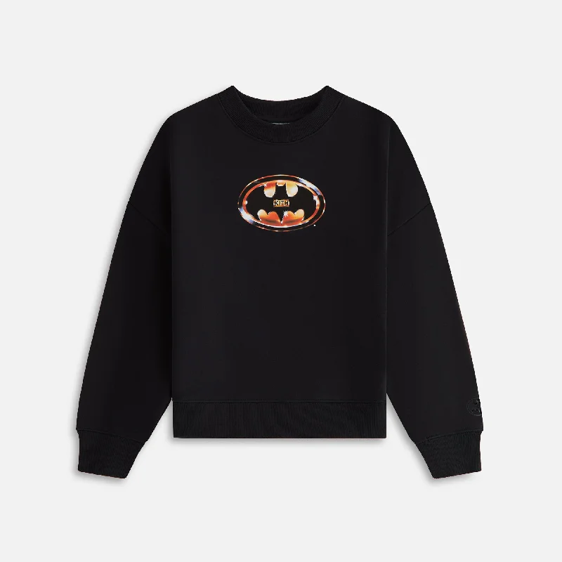 CrewneckvibeBatman | Kith Kids Iconic Nelson Crewneck - Black