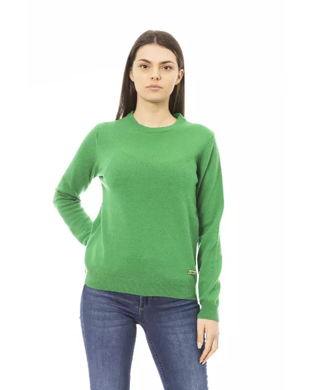 CrewnecksmartBaldinini Metal Monogram Crewneck Sweater M Women