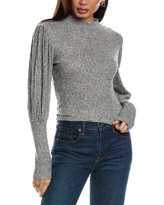 Isla Ciel Puff Sleeve Crop SweaterCroptopcommunity