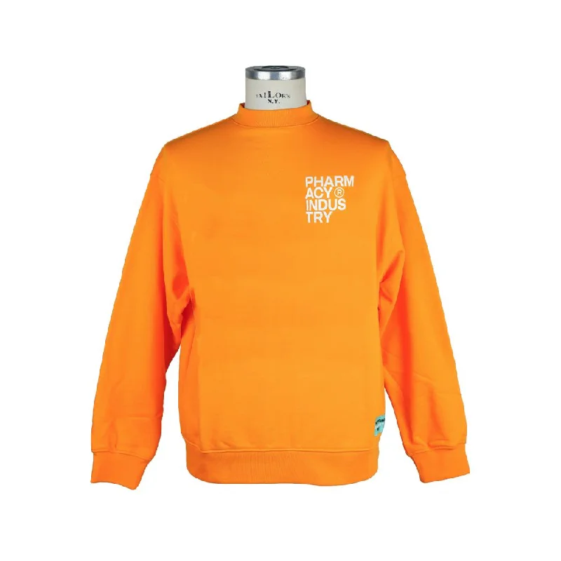 CrewneckcyberPharmacy Industry Chic Orange Logo Crewneck Sweatshirt