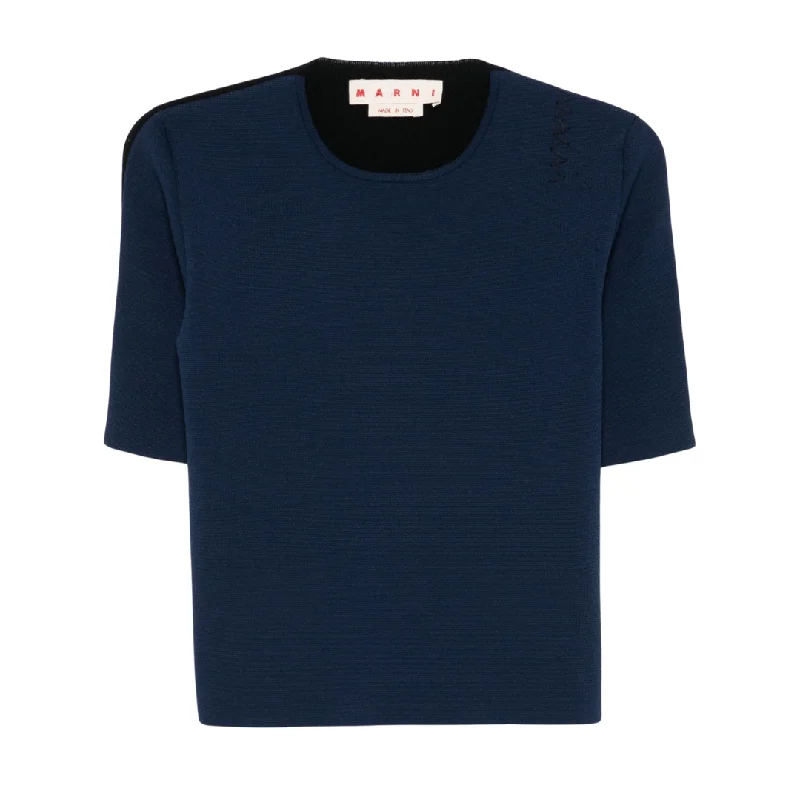 CrewneckappTwo-Tone Crewneck Top