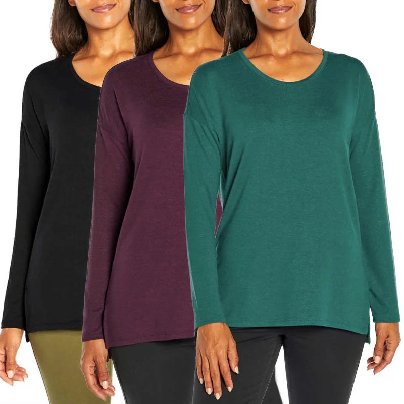 Banana Republic Women's Soft Knit Long Sleeve High-Low Hem Sweater Top