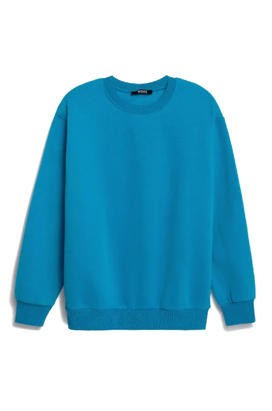 CrewneckstitchCozy Feels Adult Crewneck Sweater - Blue