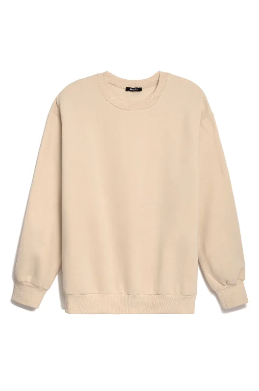 CrewneckhemCozy Feels Adult Crewneck Sweater - Cream