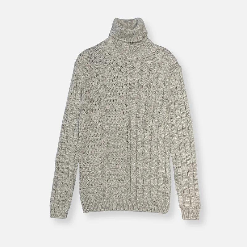 Maglia Cable Knit Turtleneck Sweater