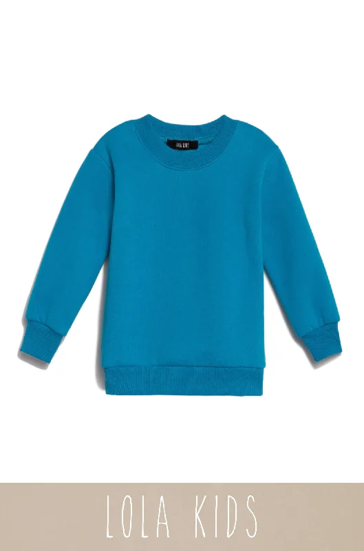 CrewnecktailorMini Cozy Feels Kids Crewneck Sweater - Blue