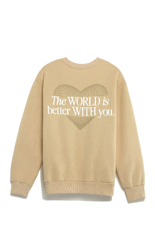 CrewneckdyeMotivated Mama Wellness Club Exclusive Crewneck - Nude