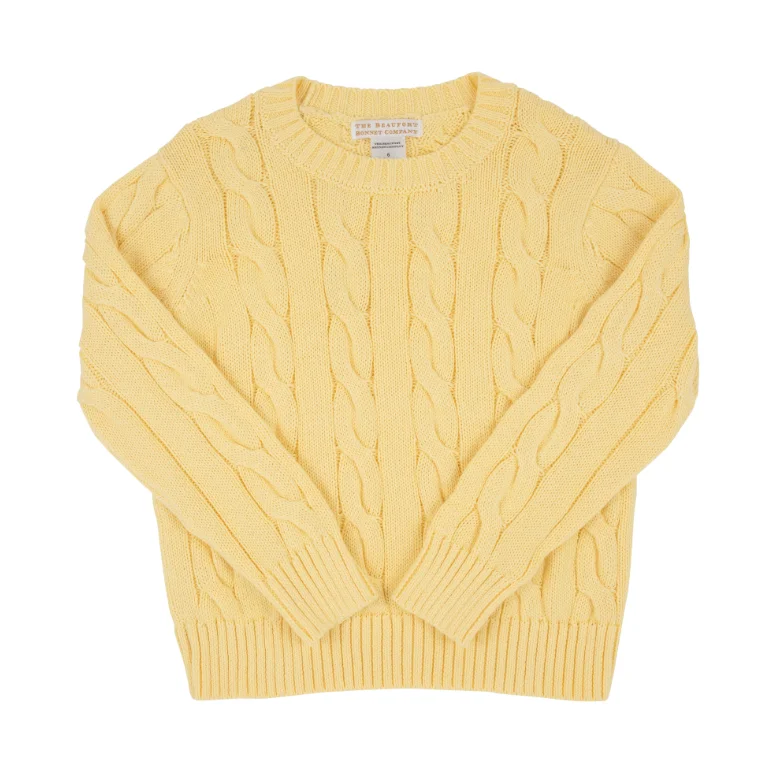 CrewneckoutfitThe Beaufort Bonnet Company Unisex Crawford Crewneck - Bellport Butter Yellow