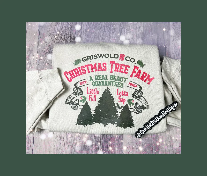 CrewneckclassicChristmas Tree Farm Crewneck Sweater